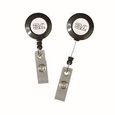 BOITE 10 PORTE BADGES SYSTEME ENROULEUR