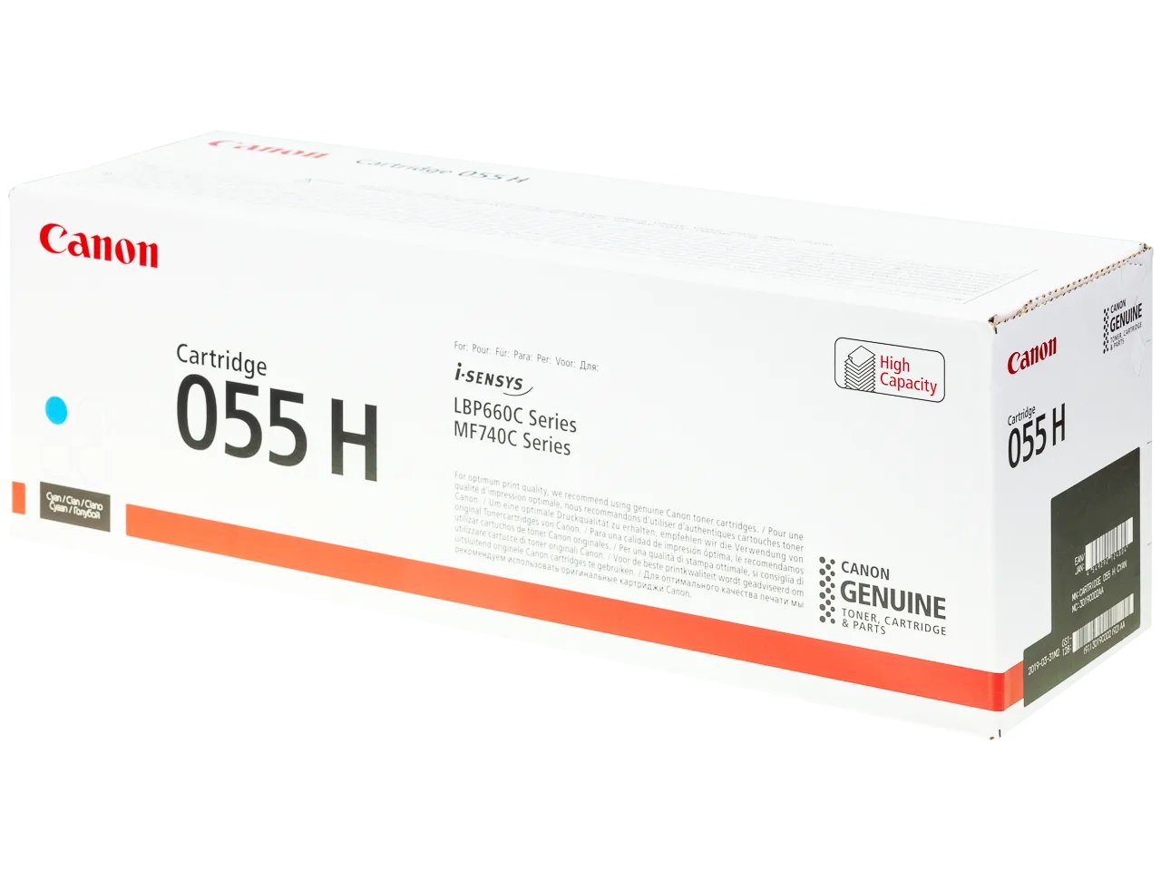 CANON Cartouche Toner CRG055H Cyan 5 900 pages