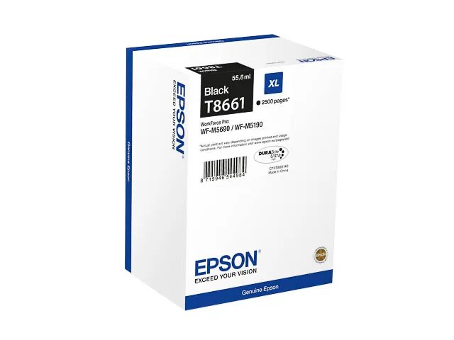 C13T866140 EPSON WFM5190DWF - cartouche noire - Standard