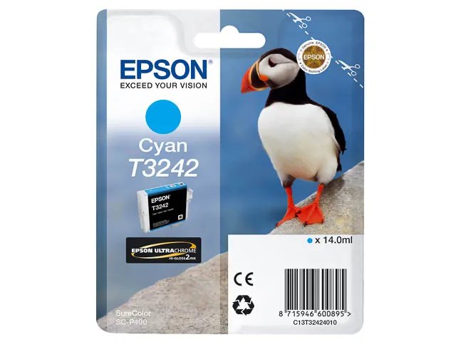 C13T32424010 EPSON SCP400 - cartouche  cyan