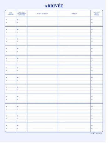 PIQURE COURRIER ARRIVEE 100P