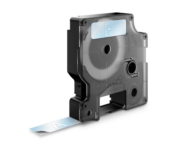 S0720600 DYMO D1 12mm blanche-CLEAR