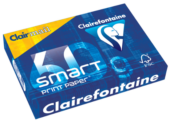 RAMETTE PAPIER 500 FEUILLES A4 60G  SMARTPRINT