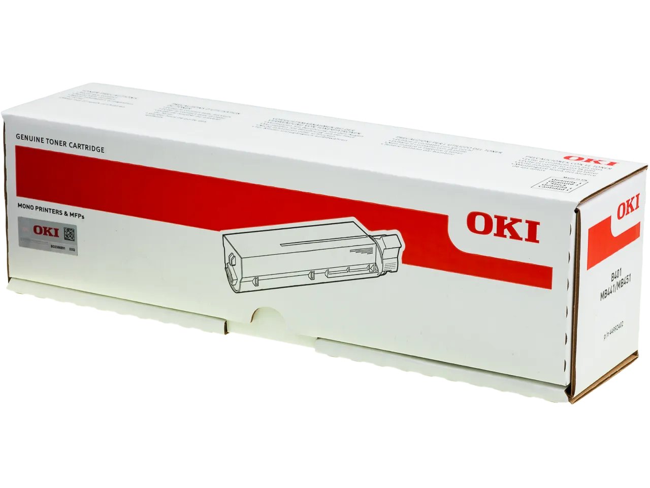 44992402 OKI MB441 Toner noir Grande Capacité