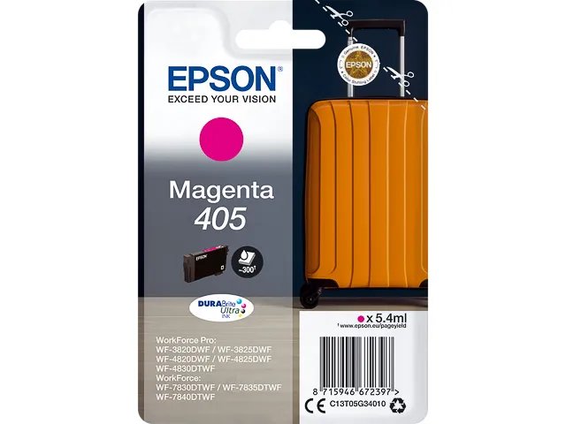 T05G34 - cartouche magenta originale Epson 405 