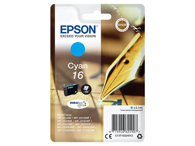 T1622 - EPSON WF2010 - cartouche  cyan - Standard