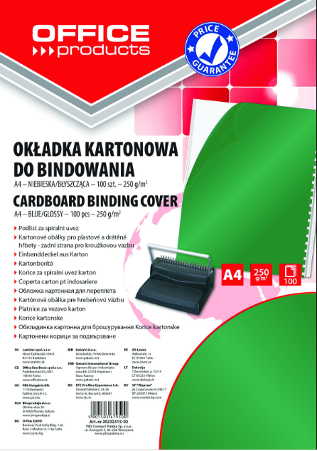 PAQUET 100 CHROMO-GLOSS VERT