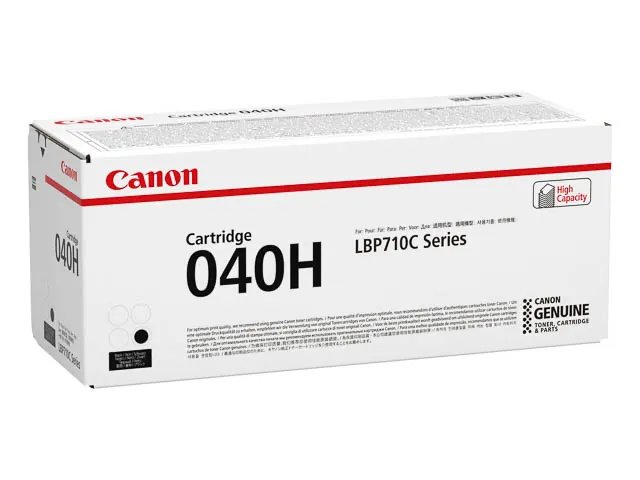 Toner original Canon 040H BK noir - 12500 pages