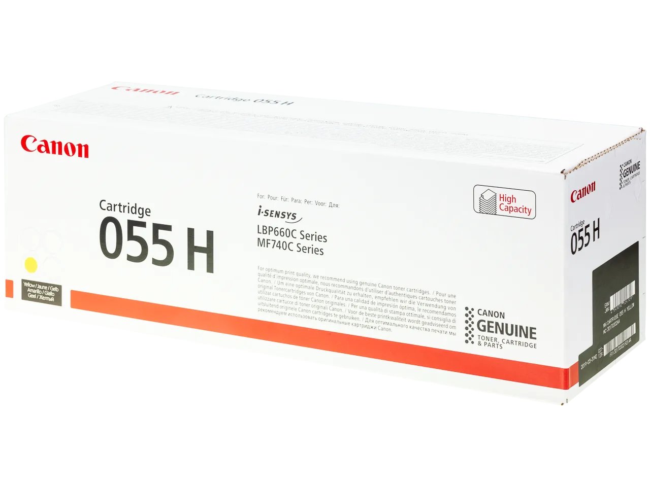 CANON Cartouche Toner CRG055H Jaune 5 900 pages