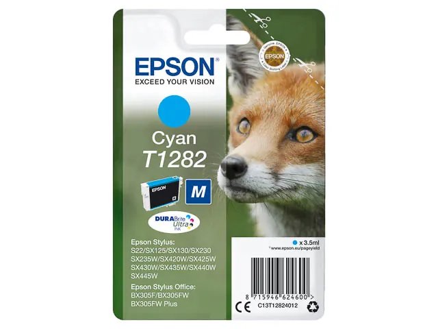 T1282 - EPSON BX305F - cartouche  cyan