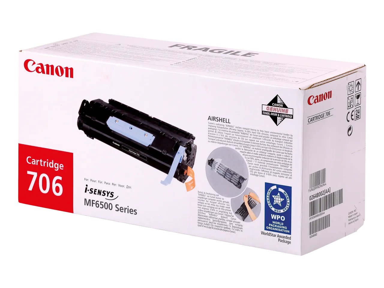 ORIGINAL Canon 0264B002 / 706 - Toner noir