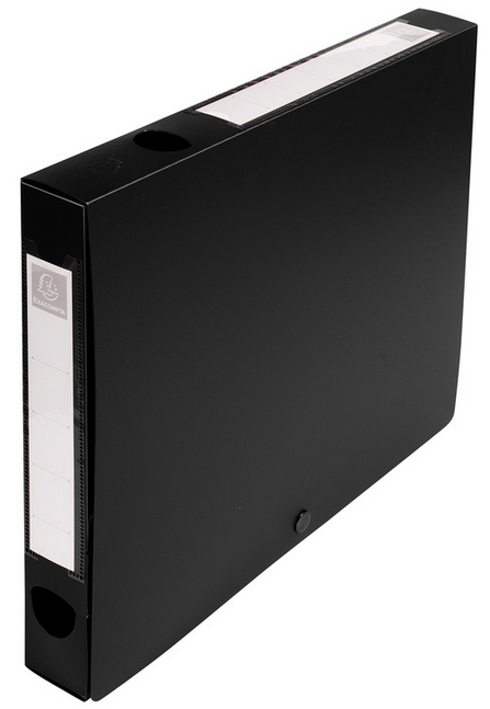 BOITE DE CLASSEMENT POLYPRO 7/10E DOS 40 MM NOIR