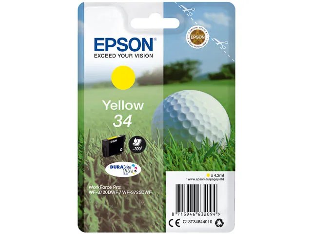 T3464 - EPSON WF3720DWF - cartouche  YE - Standard