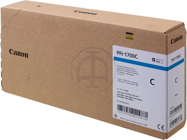 PFI1700C CANON PRO2000 - cartouche  cyan