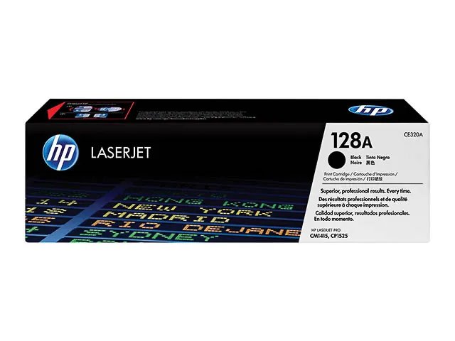 cartouche noire HP CE320A - HP128 Noir