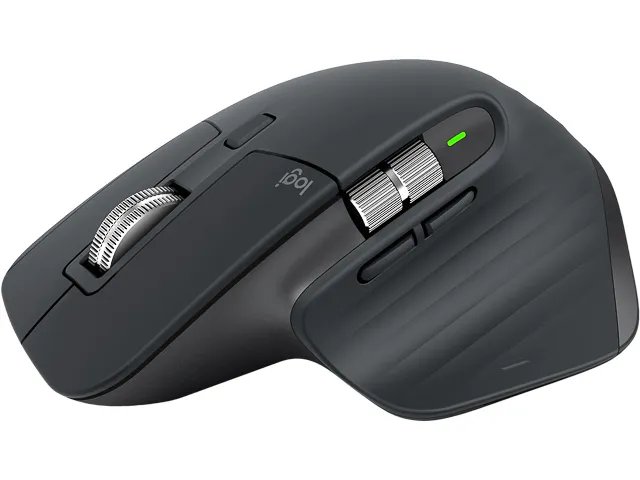Logitech MX Master 3 - souris - Bluetooth, 2.4 GHz - graphite 