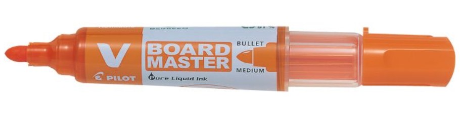 MARQUEUR TABLEAU BLANC V BOARD OGIVE Orange