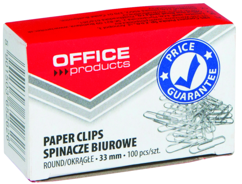 BOITE 100 ATTACHE-LETTRES/TROMBONES LETTRES 33 MM