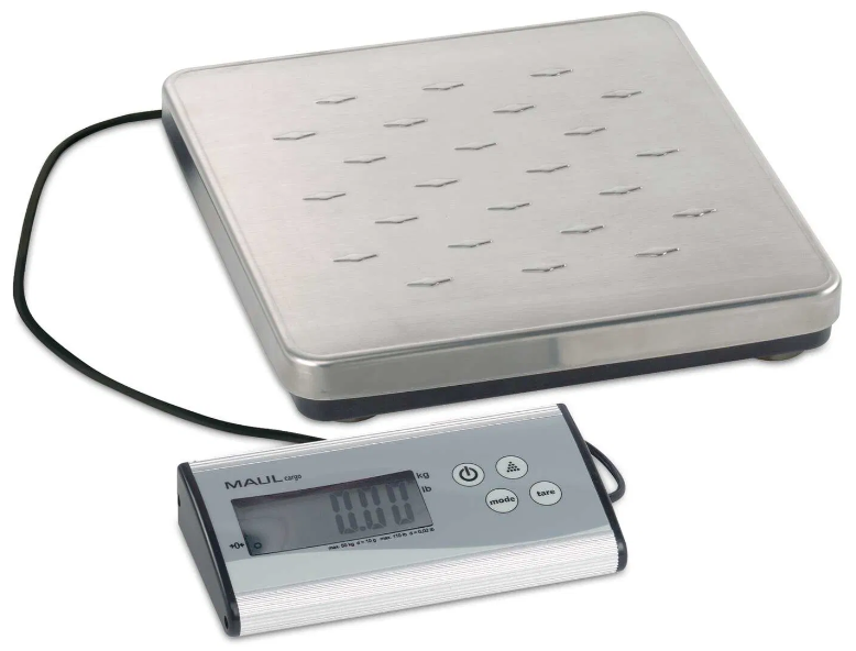 PESE COLIS ELECTRONIQUE 50 K METAL PUPITRE SEPARE