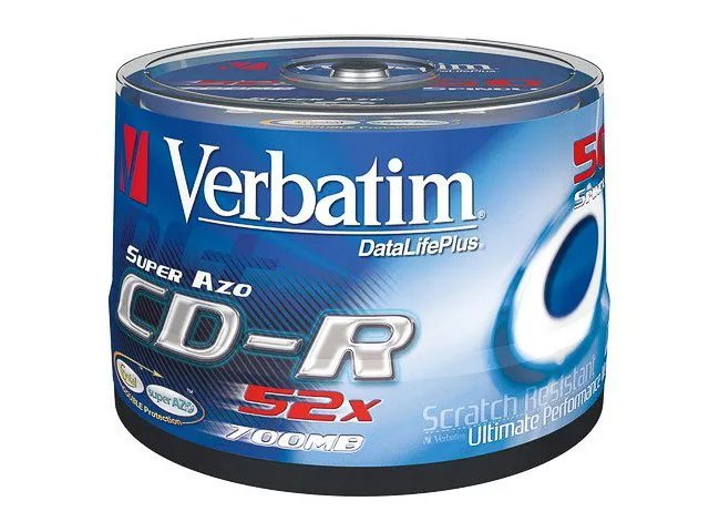 VERBATIM CDR80 700MB 52x (50) SP