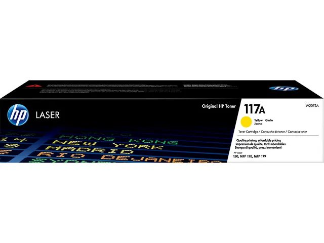 W2072A HP colorlaser  117A - cartouche Jaune