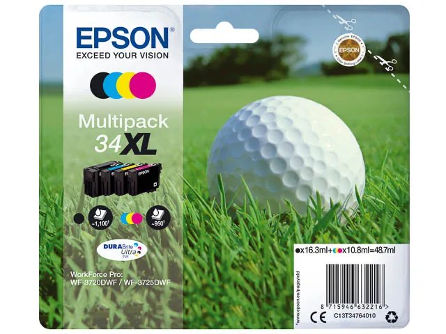 T3476 - EPSON WF3720DWF - cartouche  (4) Grande Capacité
