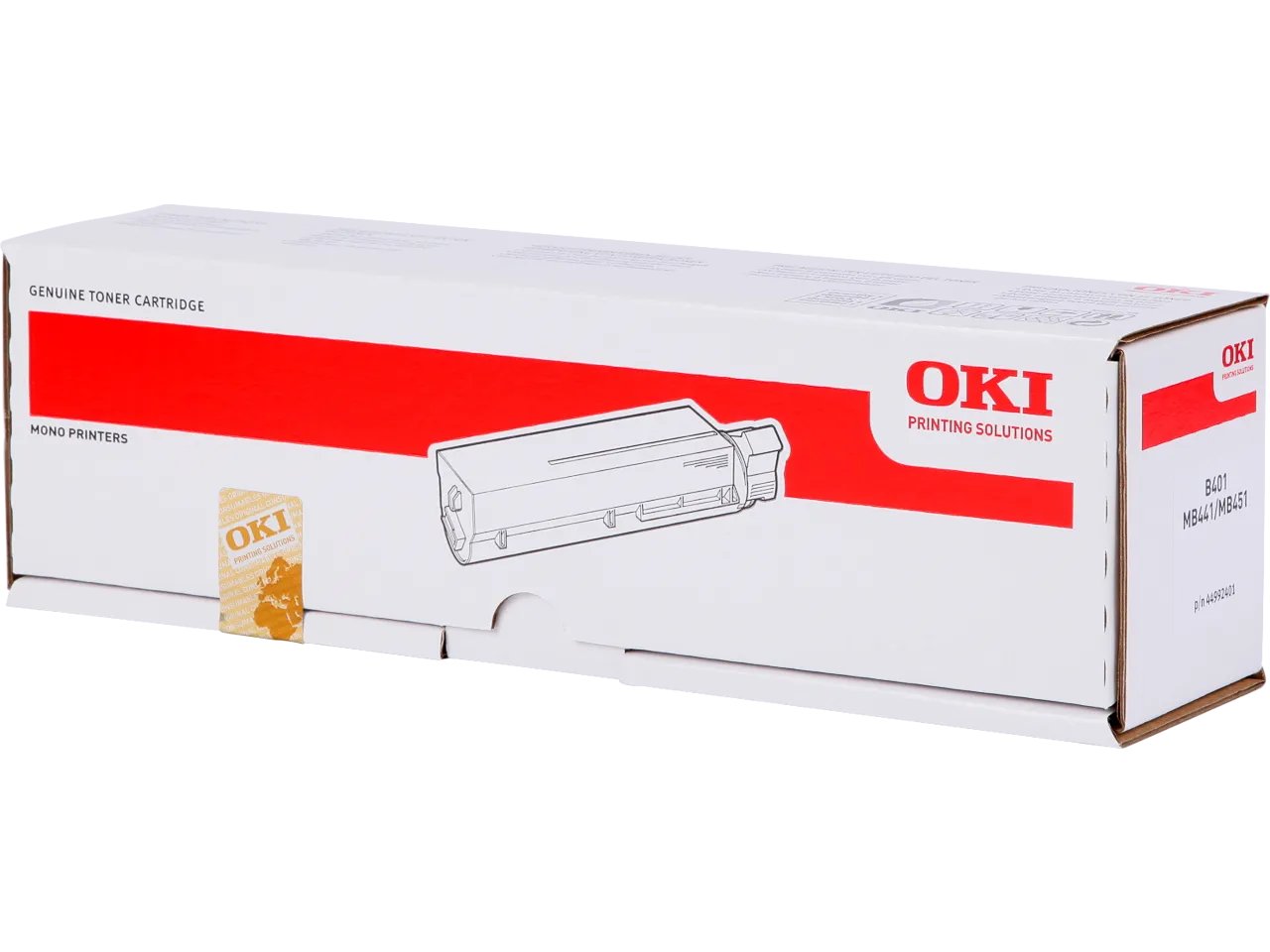 44992401 OKI MB441 Toner noir - Standard