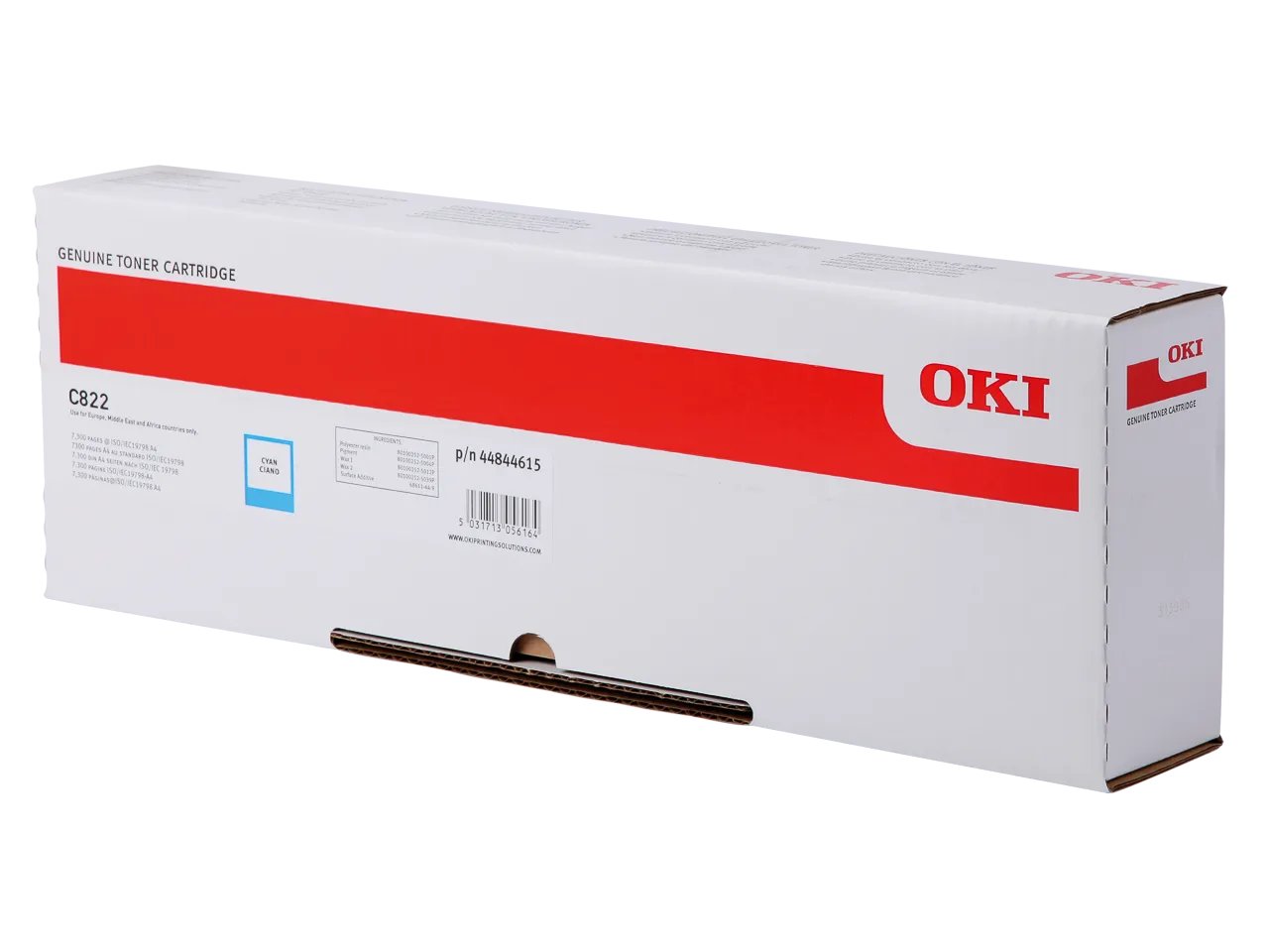 44844615 OKI C822 Toner cyan