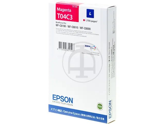 C13T04C340 EPSON WFC8190 - cartouche magenta - Standard