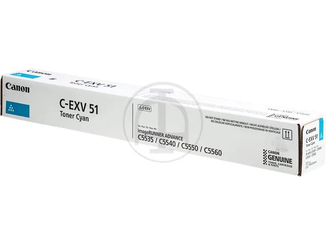 Canon toner cyan (0482C002, CEXV51C)