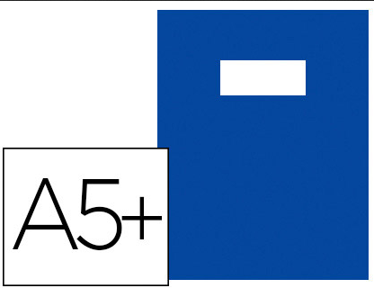 PROT CAHIER PVC 17X22  OP BLEU 220 MIC