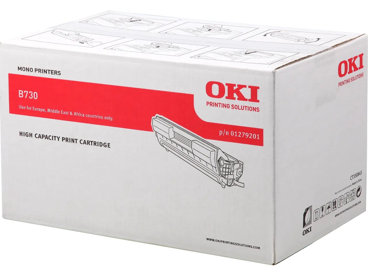 01279201 OKI B730 - cartouche noire