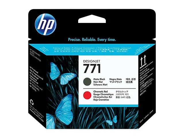 CE017A HP DesignJet d'encreZ6200 Têtes de lecturenoire Mat+CHRrouge