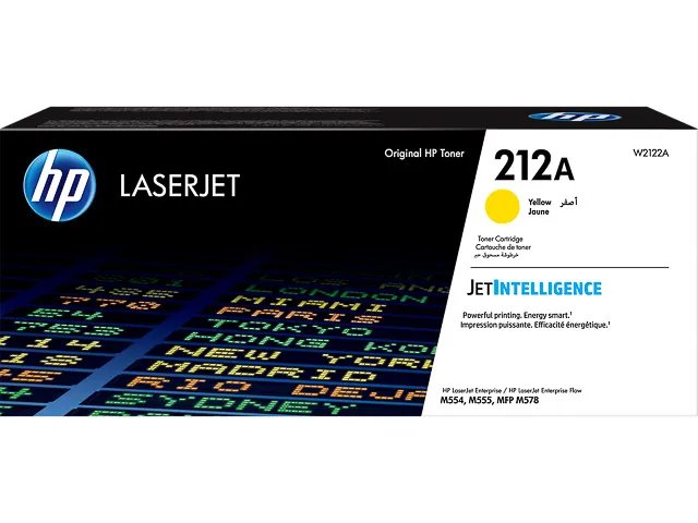 HP 212A - jaune - originale - LaserJet - cartouche de toner (W2122A) 