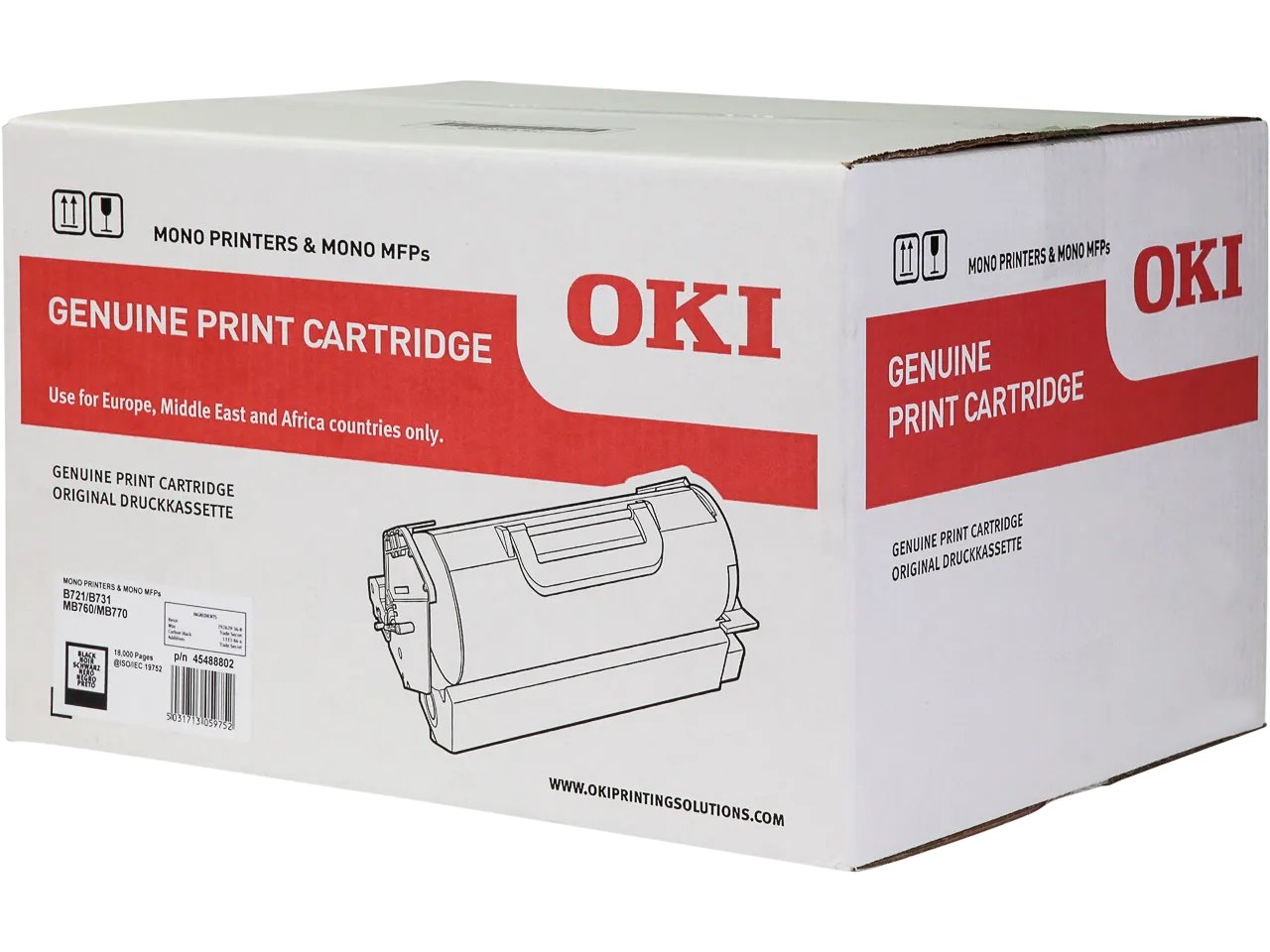 45488802 OKI MB760 Toner noir