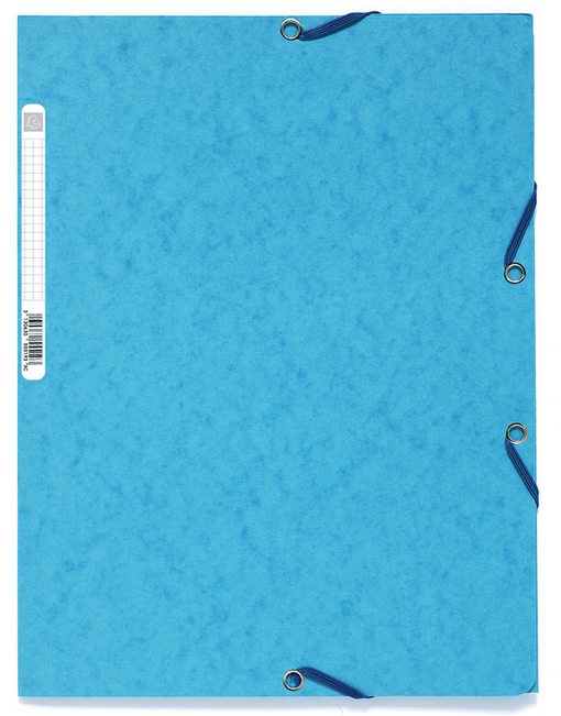 CHEMISE 3 RABATS+ELASTIQUE TURQUOISE