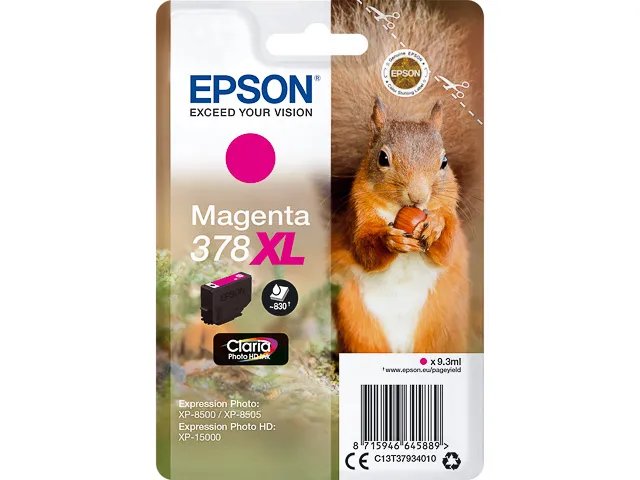 EPSON 378XL - T3793 - EPSON XP8500 - cartouche magenta Grande Capacité