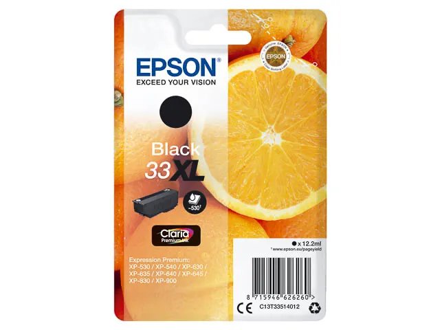 T3351 - EPSON XP530 - cartouche noire Grande Capacité