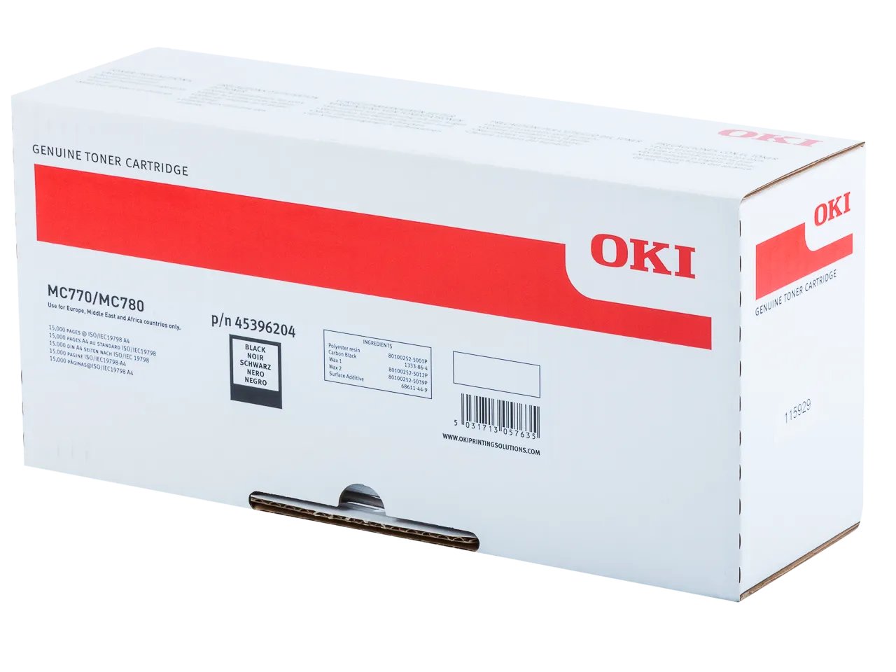 45396204 OKI MC770 Toner noir
