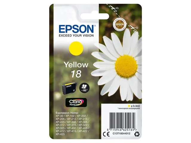 T1804 - EPSON XP30 - cartouche Jaune - Standard