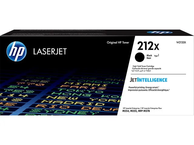 HP 212X - à rendement élevé - noir - originale - LaserJet - cartouche de toner (W2120X) 