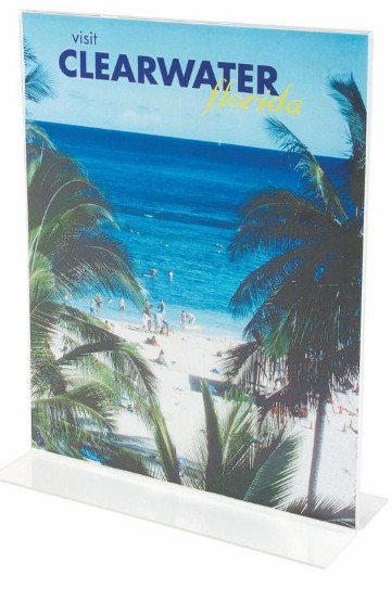 PORTE VISUEL -(MENU)- VERTICAL FORME T A6