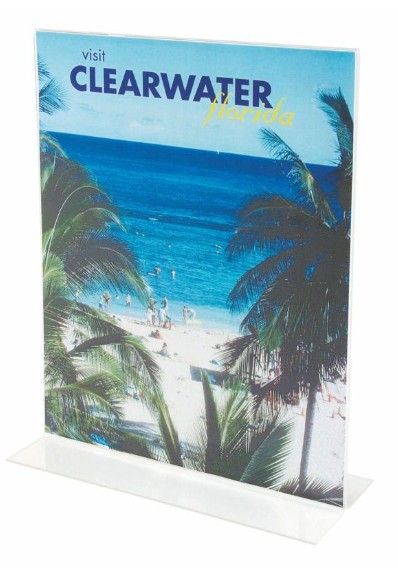 PORTE VISUEL -(MENU)- VERTICAL FORME T A4