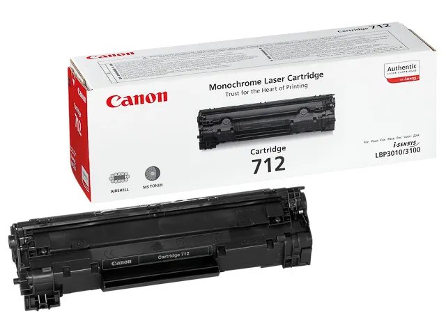 ORIGINAL Canon 1870B002 / 712 - Toner noir