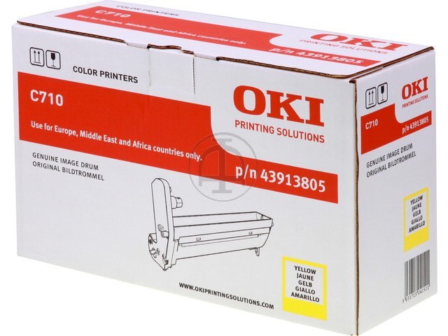 43913805 OKI C710 Tambour (OPC) Jaune