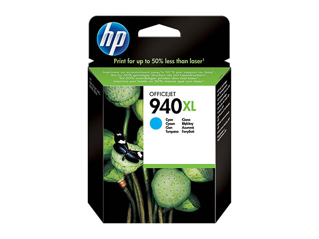 HP940XL Cyan - Cartouche Encre 940XL Cyan 1400 pages - C4907AE HP OfficeJet  PRO8000