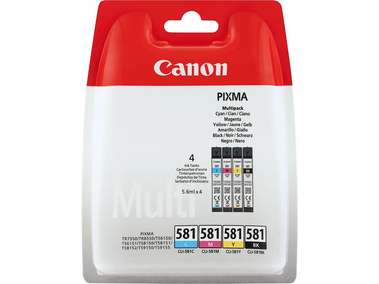 CLI581 CANON TS6150 - cartouche  (4) CMYK - Standard