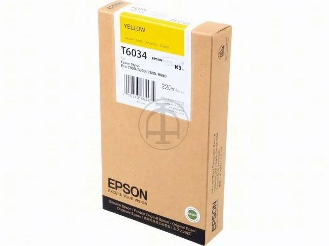 C13T603400 EPSON - Standard PRO7800 - cartouche Jaune Grande Capacité