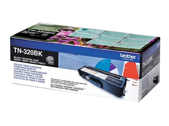 Toner Noir BROTHER TN320BK - Standard