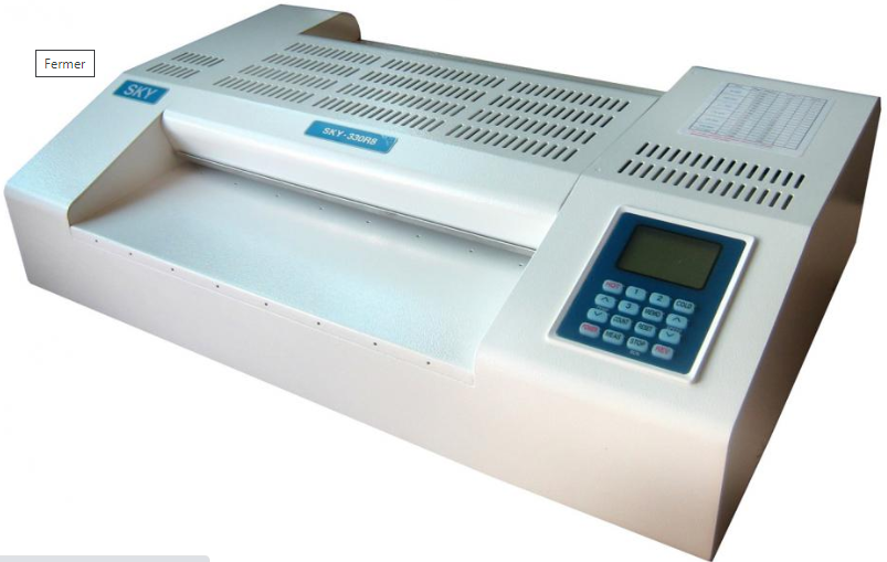 PLASTIFIEUSE PROFESSIONNELLE SKY 330R10 A4-A3 10 ROULEAUX